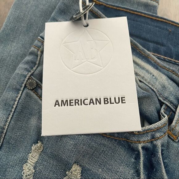 American Blue Distressed Jeans - Picture 3 of 8